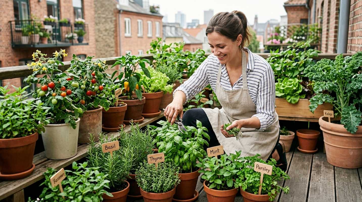 Container Gardening Growing Fresh Herbs and Vegetables in Small Spaces